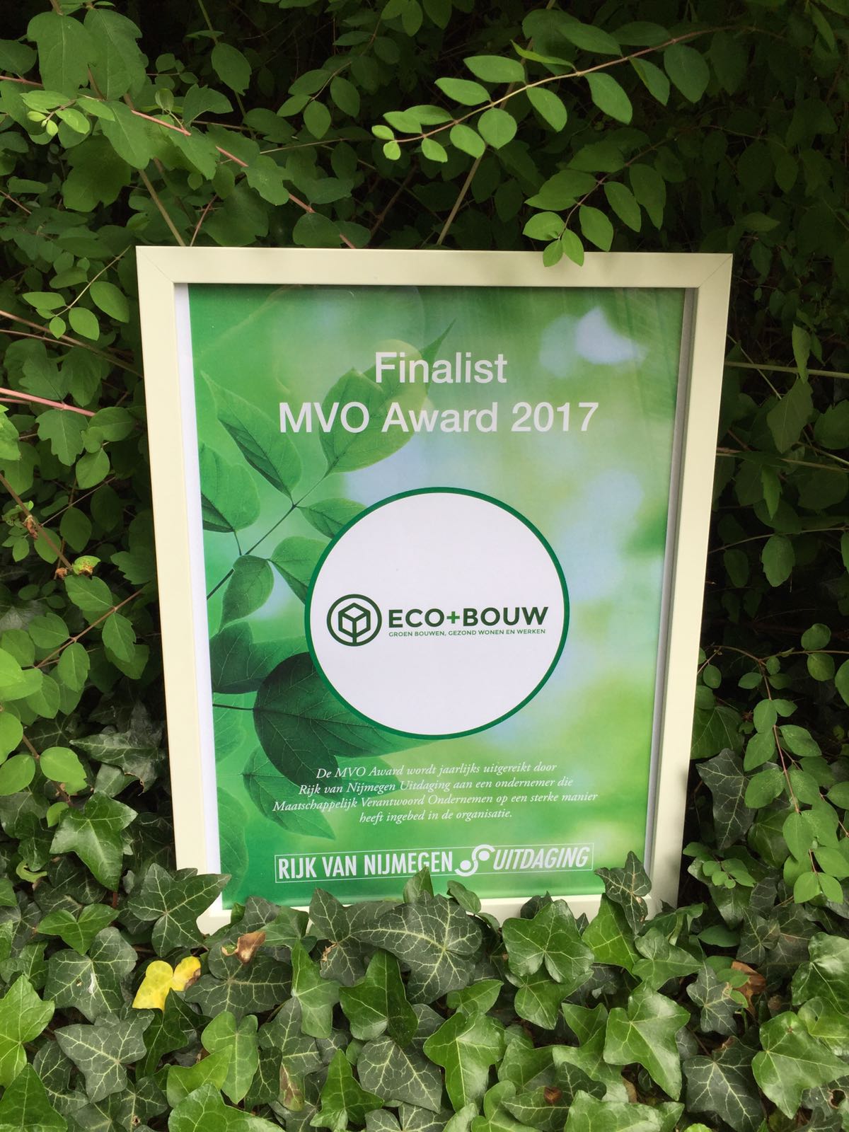 Eco+Bouw MVO award 2